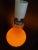 Vintage Orange Opaline Pendant Light, 1970s For Sale - Image 4 of 8