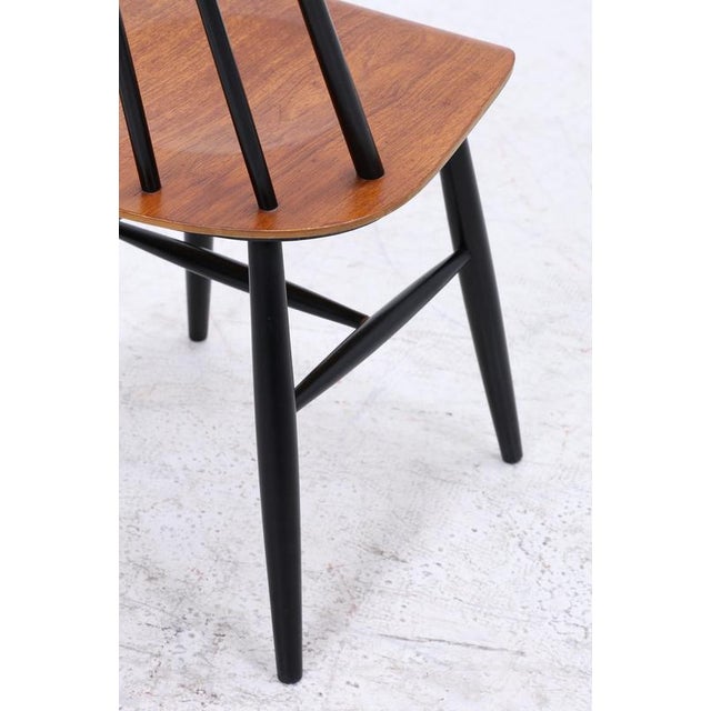 Vintage Fanett Teak Chairs by Lmari Tapiovaara, Set of 4 For Sale - Image 13 of 18
