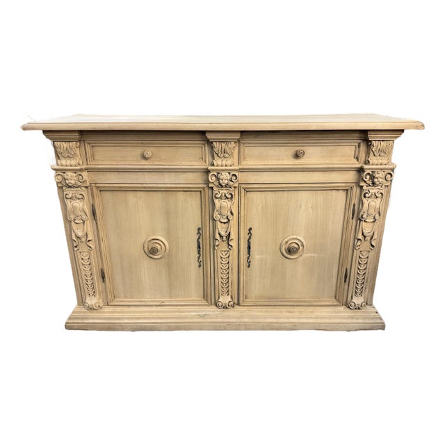 Italian Renaissance Bleached Buffet For Sale