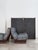 Mid-Century Modern Wooden and Leather Wardrobes by Afra & Tobia Scarpa for Maxalto, Italy, 1970s, Set of 2 For Sale - Image 3 of 18