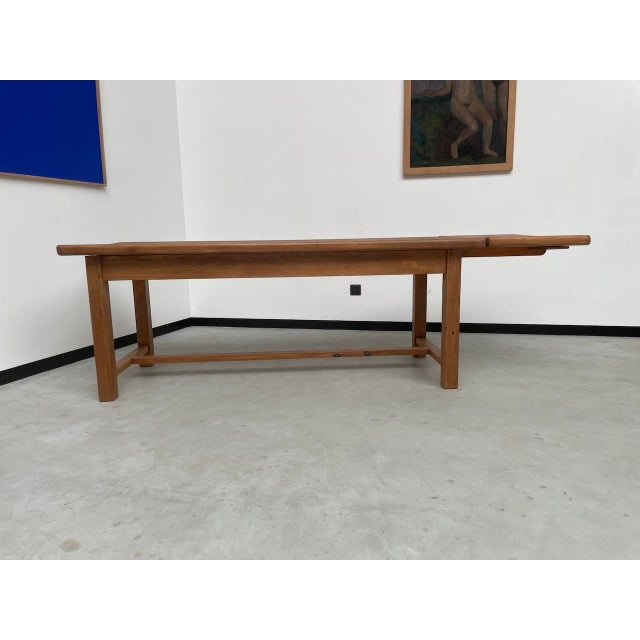 Vintage Extendable Pine Table, 1950s For Sale - Image 4 of 18