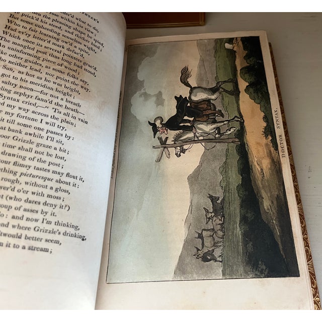 Fine Leather Bindings - Books by William Combe - The Three Tours of Reverend Doctor Syntax - 3 Volumes For Sale - Image 15 of 18