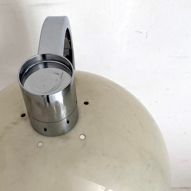 Chrome and Acrylic Glass Lamp attributed to Franco Albini, Italy, 1970s For Sale - Image 12 of 13