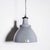 Domed Benjamin Enamelled Pendant Lamp, 1950s For Sale - Image 15 of 15