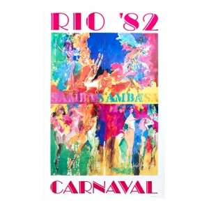 1982 Brazilian Travel Poster, Rio '82 (Leroy Neiman)