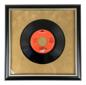 Framed 45 Rpm Record of Reunited by Peaches and Herb