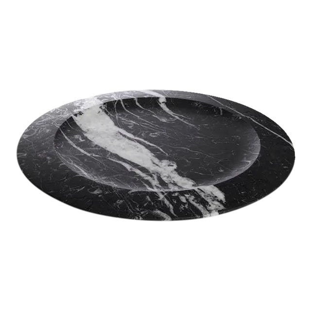 Modern Handcrafted Tray in Italian Marble by Ivan Colominas For Sale