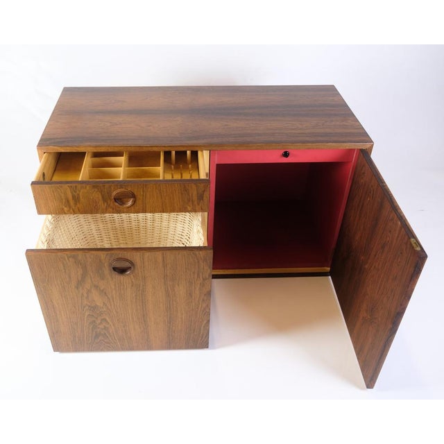 Wall-Mounted Cabinet in Rosewood, 1960s For Sale - Image 6 of 12