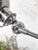 Vintage Jieldé lamp: three arms, green label, polished to bare metal: has been fully restored and professionally rewired,...