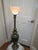 Rembrandt Emerald Green Tall Lamp With Glass Shade For Sale In Los Angeles - Image 6 of 11