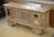 Large 4-Door Sideboard in Cerused Oak, Reverse-Painted Mirror and Leather, 1950s For Sale - Image 13 of 16