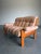 Ekornes ASA Vintage Ekornes Montana Leather and Teak Sofa For Sale - Image 4 of 12