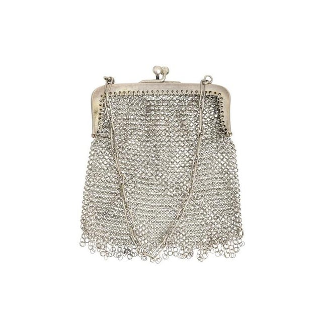 19th Century Silver Mesh Bag For Sale - Image 6 of 6