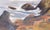 Textile Foggy Coastal Seascape in Oil on Illustration Board For Sale - Image 7 of 9