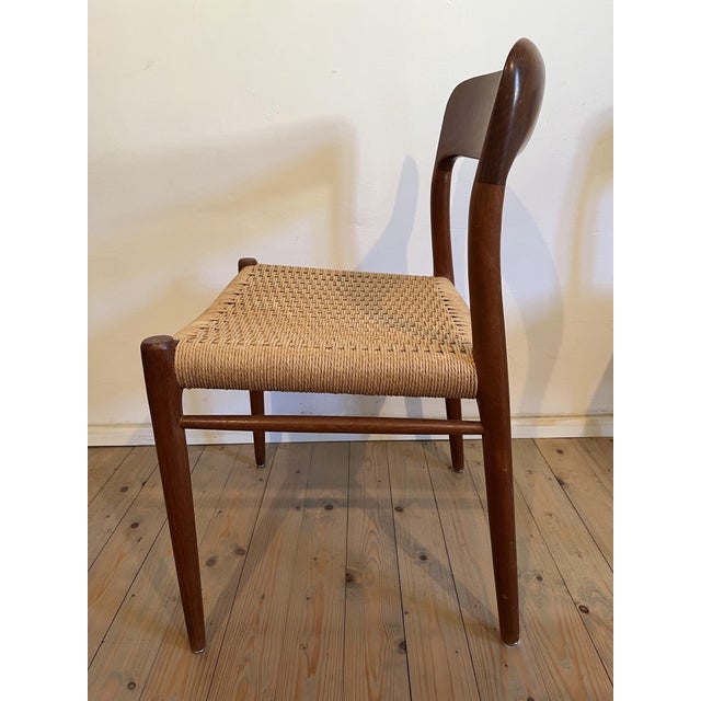 1950s Teak Dining Chairs by Niels Otto Møller, Set of 6 For Sale - Image 5 of 9
