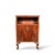 Art Deco Walnut Cabinet with Brass Handle, 1940s For Sale - Image 4 of 9