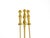 Metal Italian Brass Fireplace Tool Set on Stand For Sale - Image 7 of 9