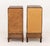 Early 20th Century Art Deco Walnut Display Cabinets, Pair For Sale - Image 5 of 11