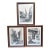 Vintage Mid Century Modern 1960s Don Davey New Orleans French Quarter Framed Prints - Set of 3 For Sale