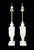 Mid 20th Century Neoclassical Alabaster Table Lamps - a Pair For Sale - Image 4 of 15
