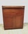1960s George Zee Teak and Brass Flip-Top Cocktail Bar Cabinet For Sale - Image 15 of 16