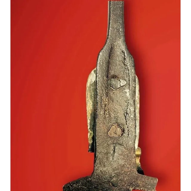 Early 18th Century Early 18th Century French Brass Plague Pan With Forged Iron Handle For Sale - Image 5 of 12