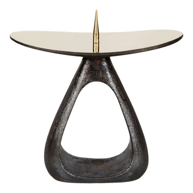 Carl Auböck #3470 Brass Candleholder For Sale