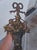 19thc XL French Louis XVI Bronze 2 Light Floral Basket Wall Sconce For Sale - Image 12 of 18