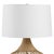 Bring natural texture and relaxed sophistication to your space with this beautifully crafted table lamp, featuring an...