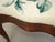Vintage French Provincial Floral Queen Anne Needlepoint Footstool ~ Bench For Sale - Image 13 of 15