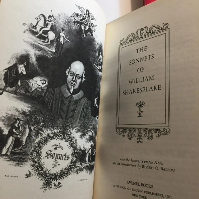 William Shakespeare Sonnets & Imagery Books - A Pair For Sale In New York - Image 6 of 8