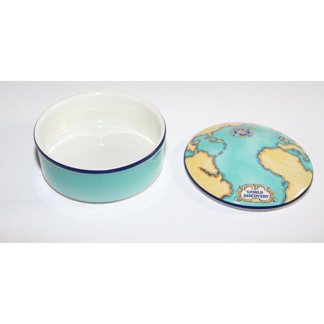 Tiffany & Co. Porcelain Lidded Box Designed for Tauck World France For Sale - Image 12 of 12