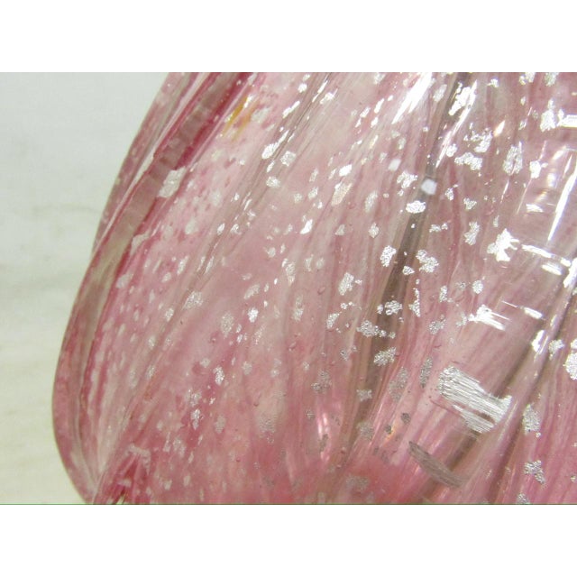 Pair of Vintage Rose Murano Glass Lamps For Sale - Image 18 of 18