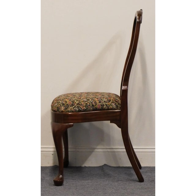 Harden Furniture Solid Cherry Traditional Style Dining Side Chair For Sale - Image 10 of 12