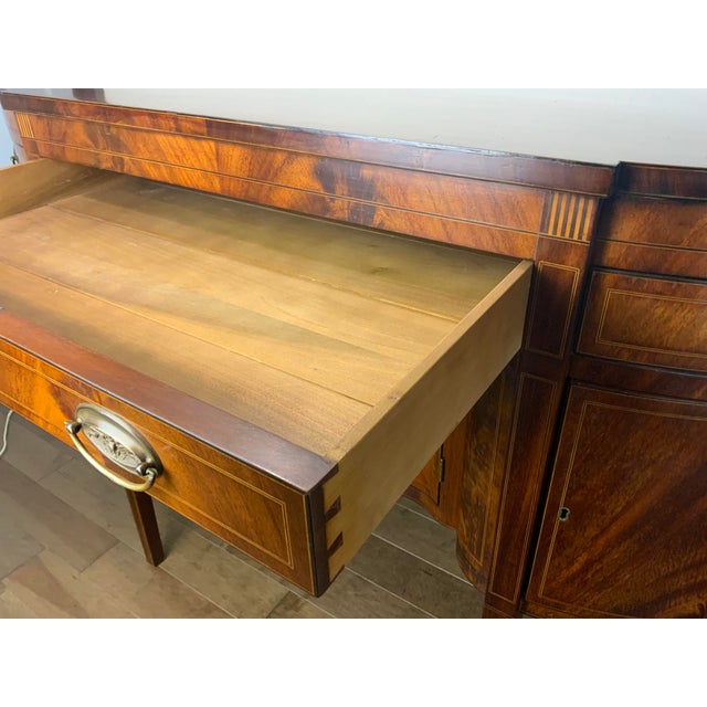 Burnt Umber Colonial Williamsburg Federal Sideboard For Sale - Image 8 of 16