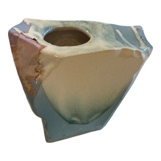 Tony Evans Original Vintage “Ancient Sands” Signed Pottery Vase For Sale