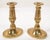 English 1950s English Traditional Brass Candle Holders, Pair For Sale - Image 3 of 12