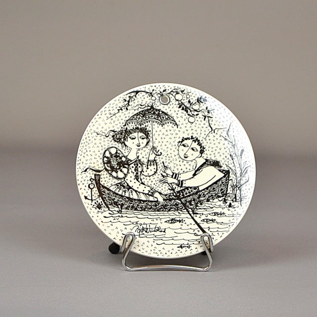 Ceramic Calendar Plaques by B. Wiinblad for Nymolle, Norway, 1970s, Set of 12 For Sale - Image 11 of 18