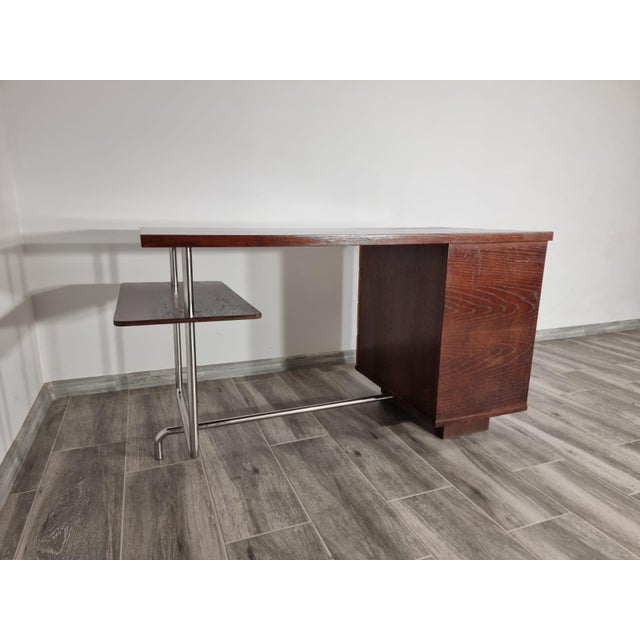H-180 Desk by Jindrich Halabala For Sale - Image 5 of 18