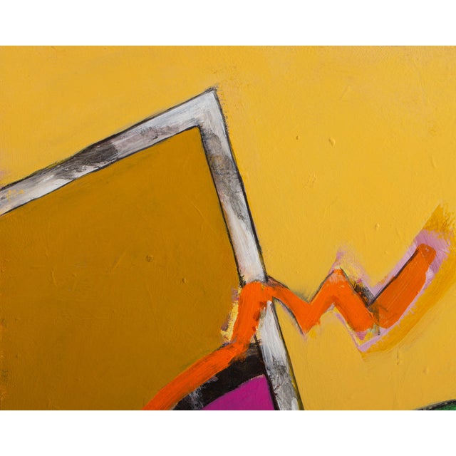 James L. Bruch Abstract Acrylic on Paper Painting For Sale - Image 4 of 7