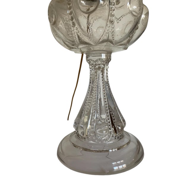1950s Vintage 1950s Glass Lantern For Sale - Image 5 of 7