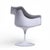 Textile Eero Saarinen for Knoll Mid Century Tulip Armchair Dining Chair For Sale - Image 7 of 9