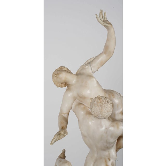 Italian Carved Marble Sculpture Depicting "The Abduction of the Sabine Women" After Giambologna For Sale - Image 4 of 10