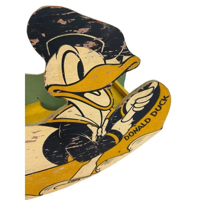 Antique Walt Disney Donald Duck Rocker - Rare! For Sale In Philadelphia - Image 6 of 8