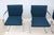 Ludwig Mies Van Der Rohe Brno Tubular Chairs in Royal Blue Fabric by Gordon - Set of 4 For Sale - Image 14 of 18