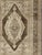Mid 20th Century Green Brown, Taupe Turkish Vintage Oushak Rug With Medallion 6'1 X9'8 For Sale - Image 5 of 7
