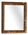 Antique Bohemian Baroque Style Gold Leaf-Gilded Patinated Mirror with Stucco, 1900 For Sale