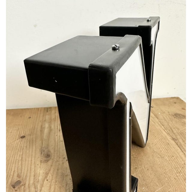 Black Vintage Illuminated Letter N, 1970s For Sale - Image 8 of 17