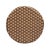 Wood Tobias 30 in. Seat Height Round Rattan Backless Bar Stool, Brown/Tan Dot / Natural Rattan Frame For Sale - Image 7 of 8
