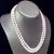 Metal Diamond Akoya Pearl 2-Strand Necklace 14k Gold Certified For Sale - Image 7 of 11
